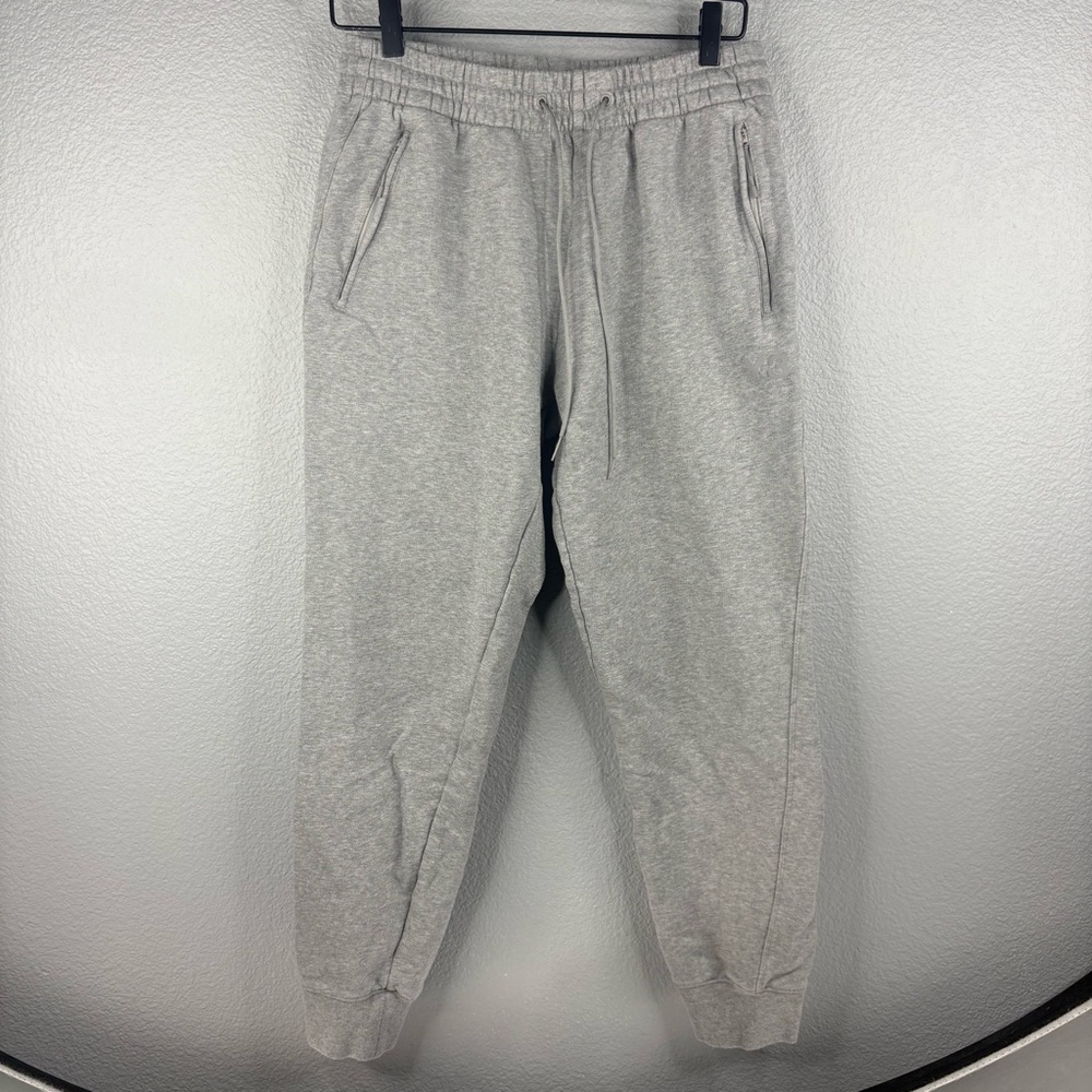 Y-3 Yohji Yamamoto Grey Joggers with Zippered Pockets